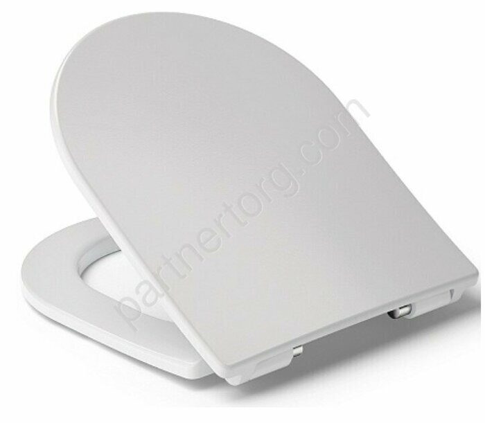 Крышка-сиденье Roca The Gap Round 801D12007 с микролифтом, тонкое, дюропласт