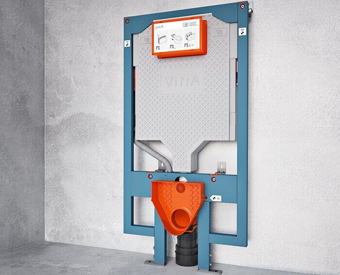V12 Vitra Cистема инсталляции для унитазов, 3/6 л, глубина установки 12 см.