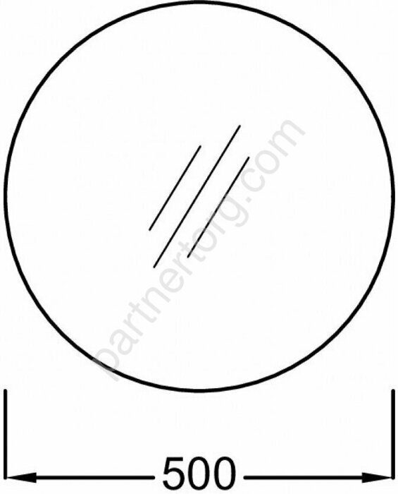 Odeon Rive Gauche зеркало Jacob Delafon EB1143-NF 50х50см  Распродажа