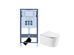 Set Aquatek Оберон комплект рама INSP-0000001 и унитаз AQ1365T-00