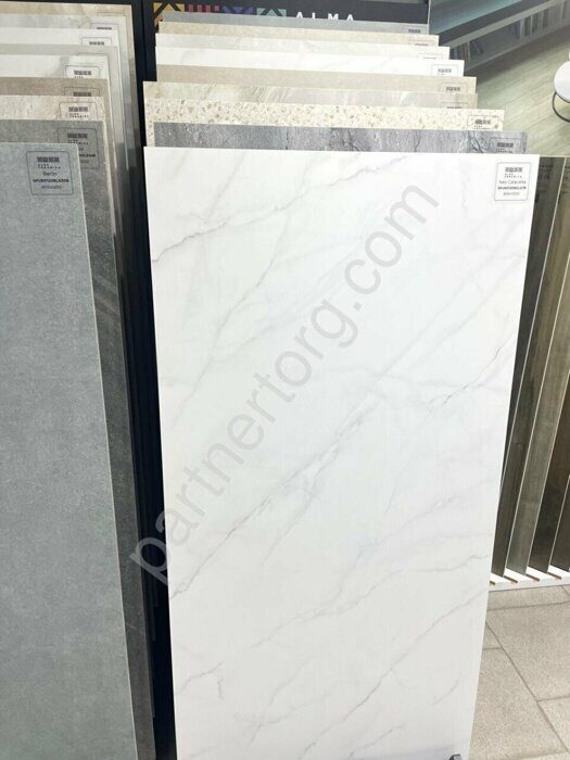 Neo Calacatta керамогранит серый матовый 120х60 Alma Ceramica GFU60120NCL07R