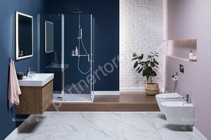 Aquanet Cinetic AE12-N-120H190U-CT, 00243621, душевая дверь распашная, 120х190 см прозрачное стекло