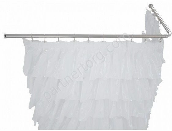 Карниз квадратный 90см для шторки над поддоном 1 Марка