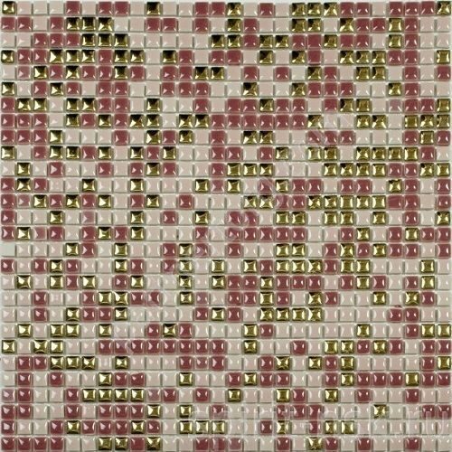 Бежево-зеленая керамическая мозаика Exclusive series C-102