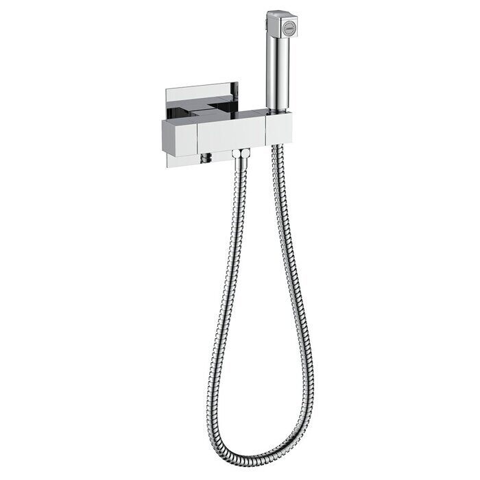 Raglo R24.56 встраиваемый гигиенический душ с термостатом, хром