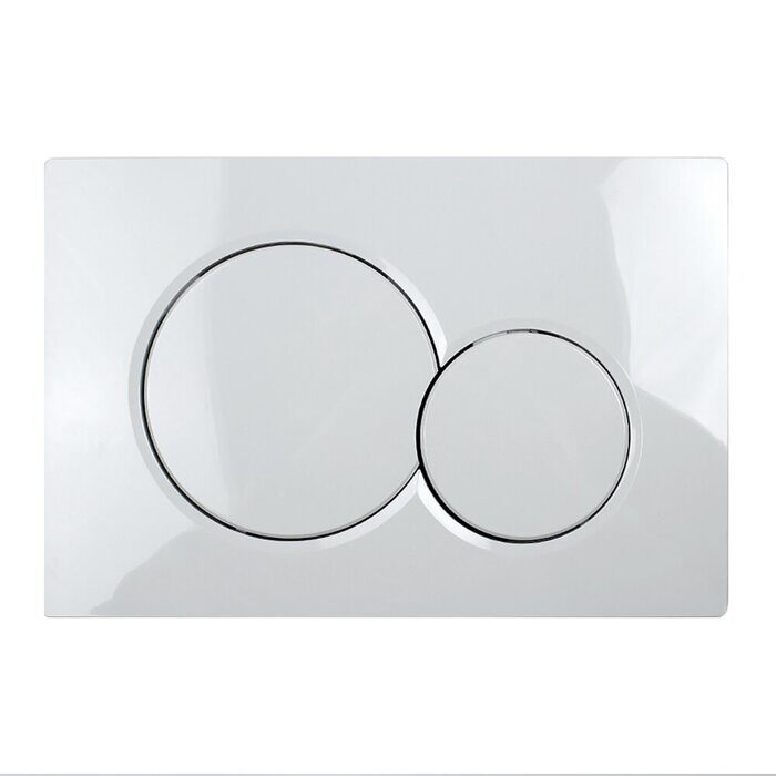 Клавиша смывная для инсталляции, белый, круг, тонкая Beta CS10WT