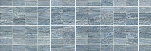 Zen синяя матовая керамическая мозаика 20x60см Laparet MM60067