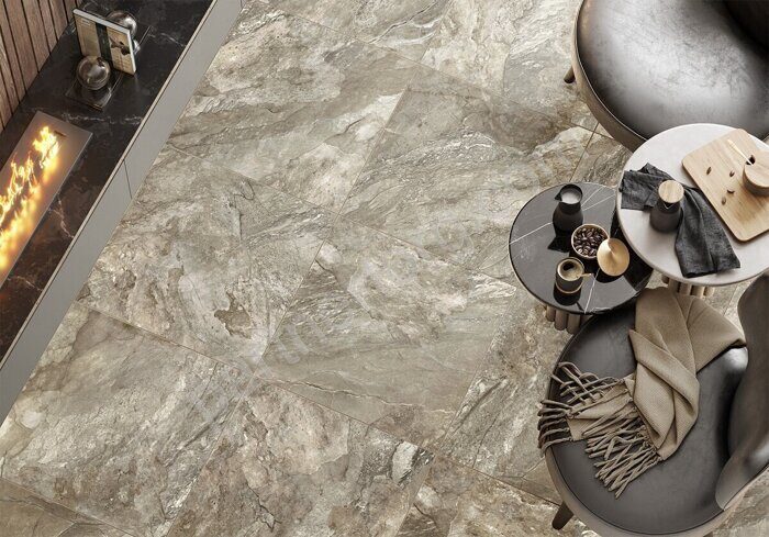 Slate Brown Delacora керамогранит коричневый матовый 120х60см