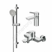 F40985B00 X-Joy S, набор 3в1: см-ль д/умывальника, см-ль д/ванны/душа, душевой комплект, шт.