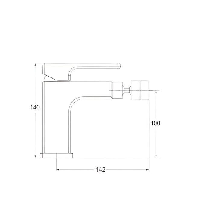 Gappo G5018 смеситель для биде хром
