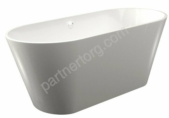 Джорджана W6 ванна каменная Marrbaxx белая 1570618550 мм