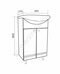 Story 45Н 2д тумба напольная белый глянец