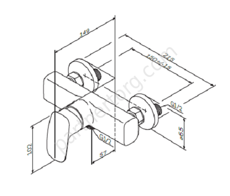 Spirit V2.1 Am.Pm смеситель для душа F71A20000