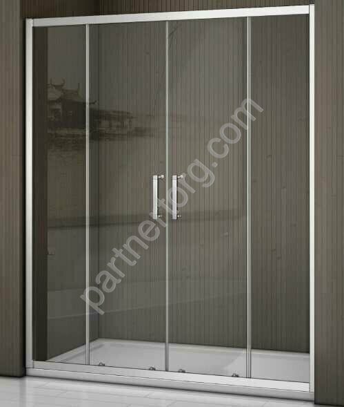 Latte WTW-TD-170-G-WE Bas душевое ограждение, 170х185 см, стекло матовое, профиль белый