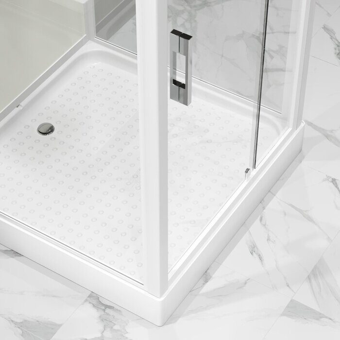 Niagara Standart ST100/15Q/BK  душевая кабина  квадратная 100х100х200 см, пристенно-фронтальная, низкий поддон, без крыши