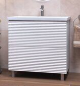 Otti 800-0-2 тумба для ванной комнаты с умывальником Como 80