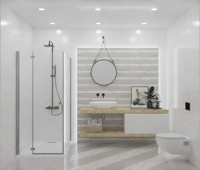 Scandi Grey плитка для пола серая матовая 42х42см Azori