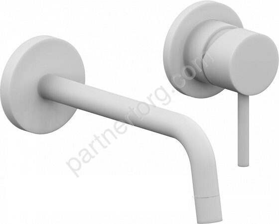 Paffoni Light LIG007BO70 белый встраиваемый смеситель для раковины