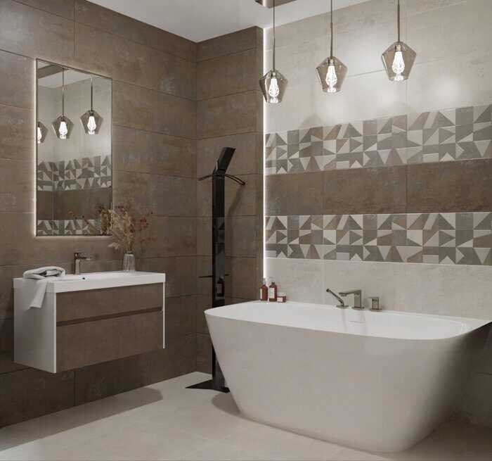 Urban Crema настенная плитка бежевая матовая 31х63см Azori