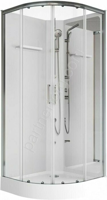 Passion R 2.0 душевая кабина 90х90см прозрачное стекло Aquanet