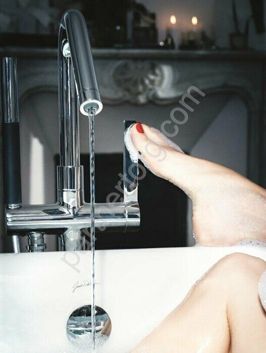 Stillness Jacob Delafon напольный смеситель для ванны с ручным душем E97344-CP