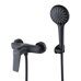 Bronx LM3703BL, смеситель для ванны и душа, без излива, черный Lemark
