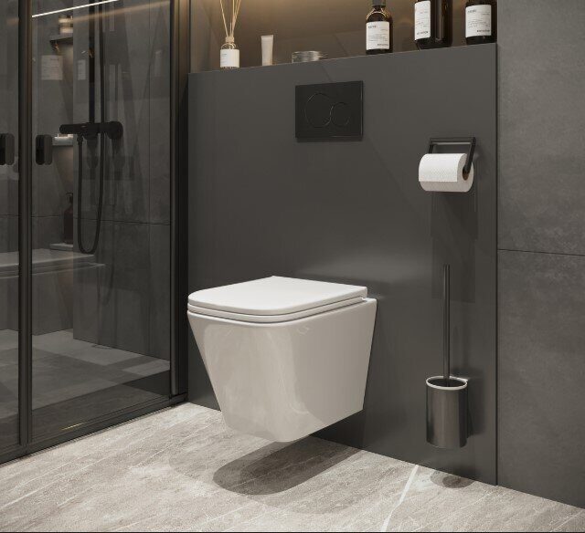 Niagara Atrio NG-9303 подвесной безободковый унитаз белый с сидением