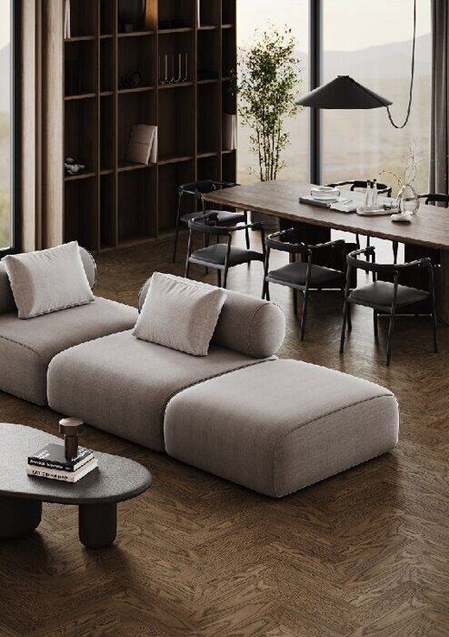 Дуб Брауни 44-413 Quartz Parquet Fargo замковый кварцевый паркет