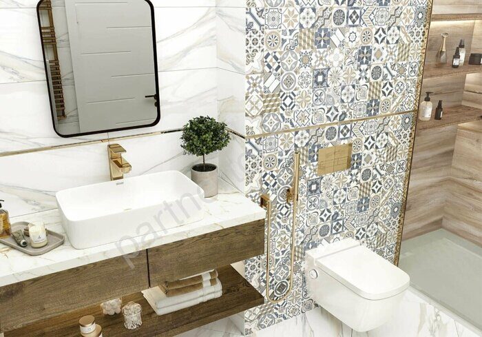 Artwood Pattern New Trend настенная плитка цветная глянцевая печворк 30х60см