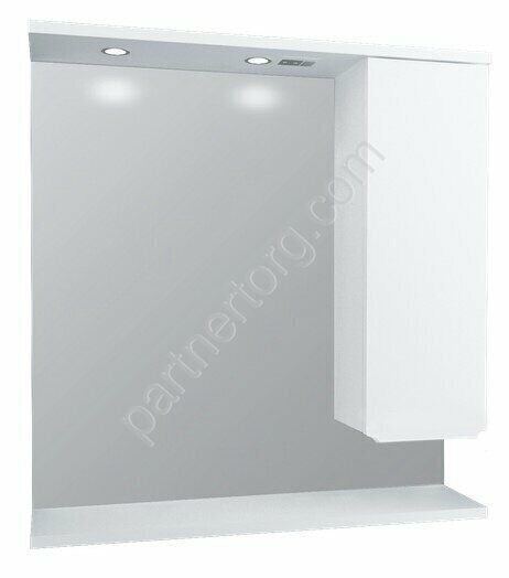 Кода 65 Лайт зеркало подвесное белое