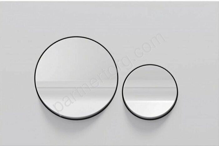 Клавиша смыва Jacob Delafon  матовый хром и глянцевый хром E20859-CP-MTC