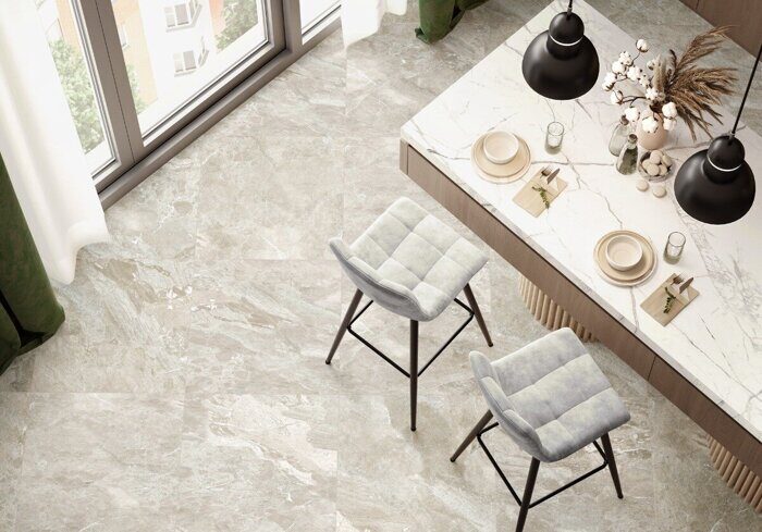 Greiny Crema Artkera керамогранит бежевый матовый 60х60см