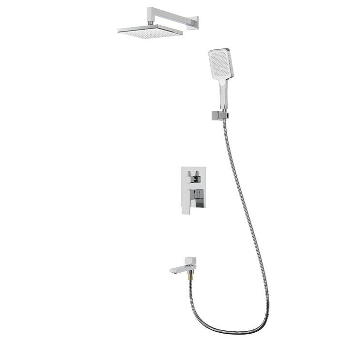 S01.27 Splenka Встраиваемая душевая система, хром