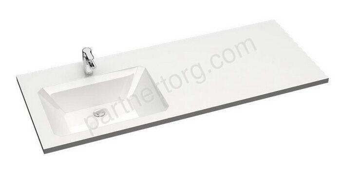 Лакшери  V120D1 120х48см раковина со столешницей, для монтажа над стиральной машиной