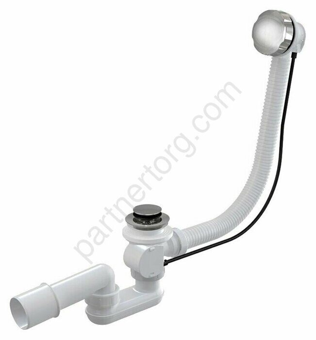 Слив-перелив полуавтоматический 60см для акриловых ванн VagnerPlast