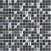 Дефиле Неро мозаика черно-белая 30х30см Azori