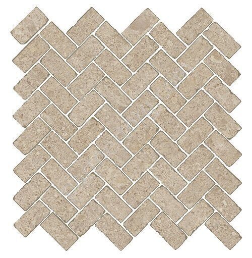 Genesis Cream Mosaico Cross натуральная мозаичная плитка бежевая Italon 31,5x29,7см
