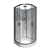 Loranto CS-21811, 90*90*205 душевая кабина, поддон 15см, прозрачное стекло