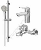 F40985C00 Sunny, набор 3в1: см-ль д/умывальника, см-ль д/ванны/душа, душевой комплект, шт.