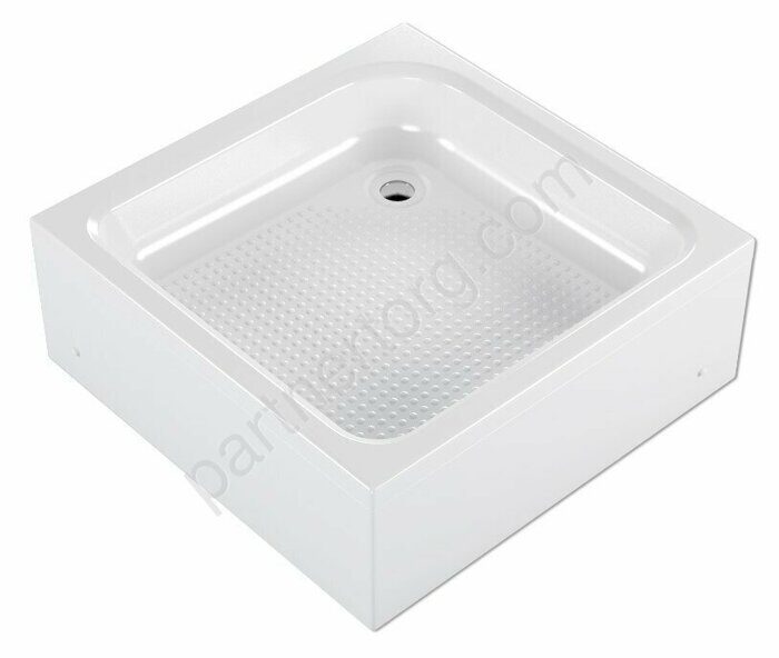 Universal S 80х80х30см душевой поддон высокий акриловый белый