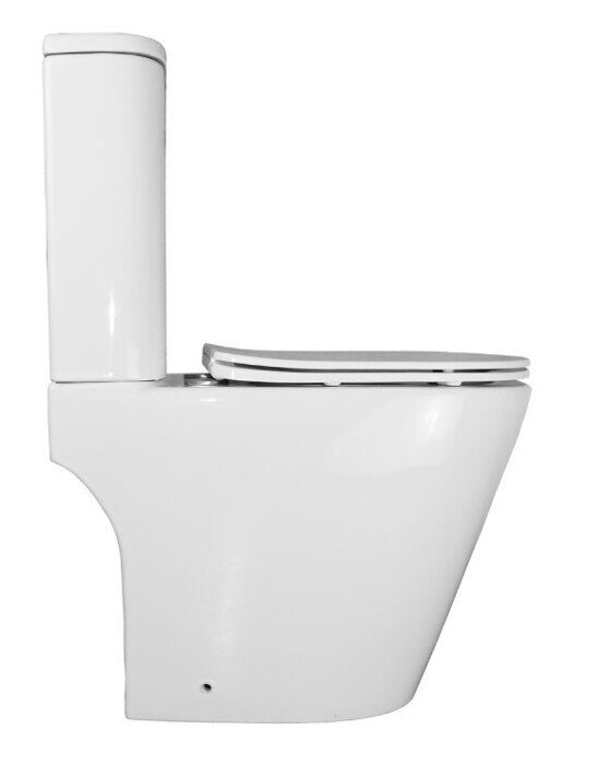 Azario Berton AZ-6093 унитаз безободковый Торнадо с крышкой-сидением, микролифт