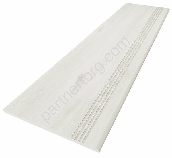 Daintree Light Grey DA00 светло-серый неполированный керамогранит 30х120см Estima Ступень