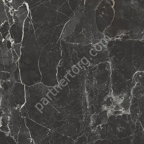 Marmori Сан Лорен Черный плитка керамогранит лаппатированный ректификат 60х60см Vitra