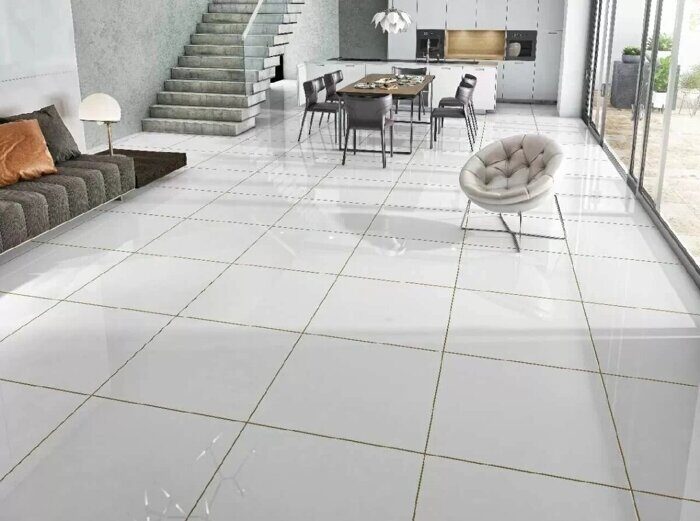 Super White Polished керамогранит полированный Velsaa Duna 60х60см