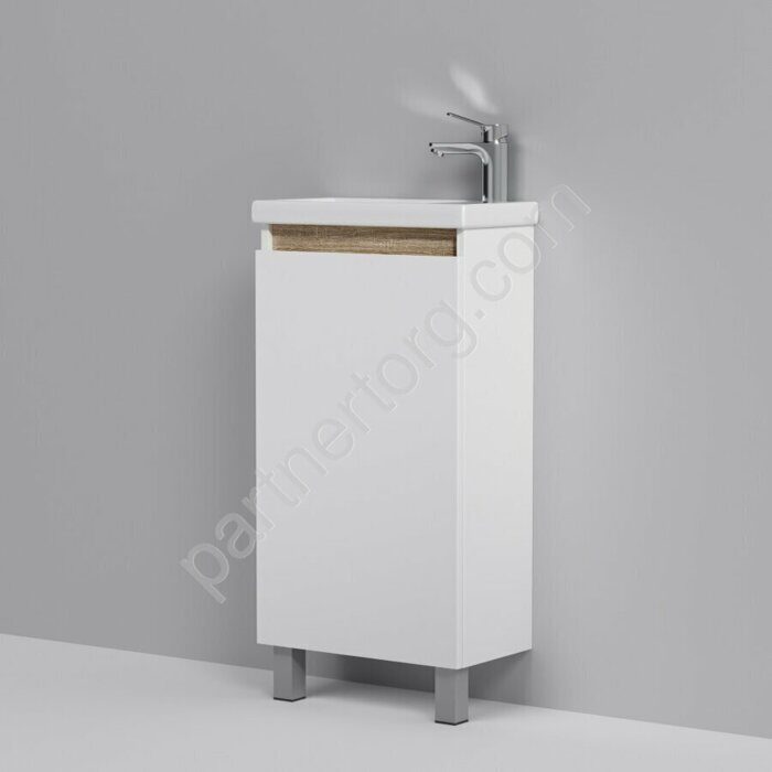 M85AFSX0451WG X-Joy, База под раковину, напольная, 45 см, 1 дверца, белый глянец