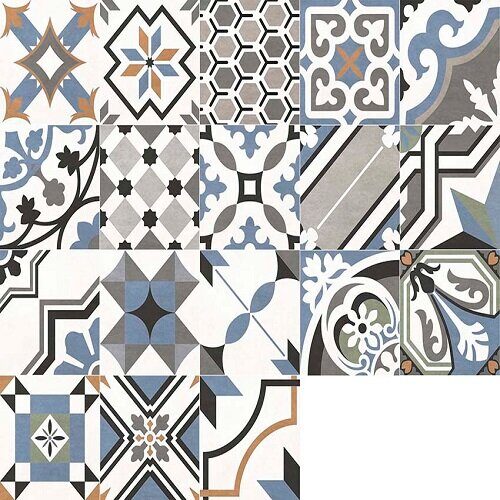 Design Mix 2 GP2020DMX23 керамогранит матовый Пэчворк 20х20см New Trend