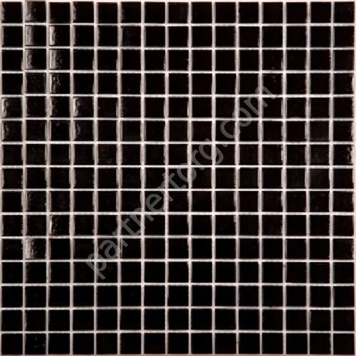 Черная стеклянная мозаика Econom series AK01 на бумаге