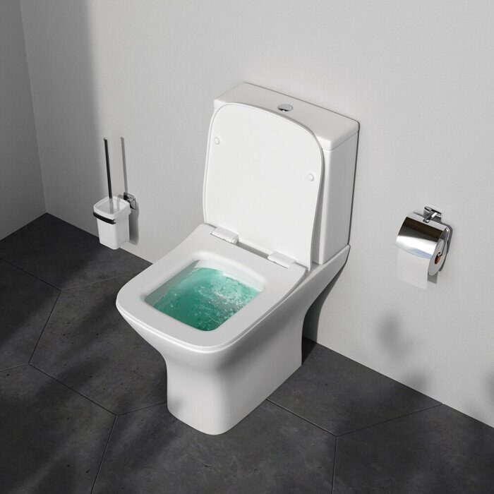 0C908601SC Gem унитаз напольный безободковый AM.PM с сидением. Распродажа