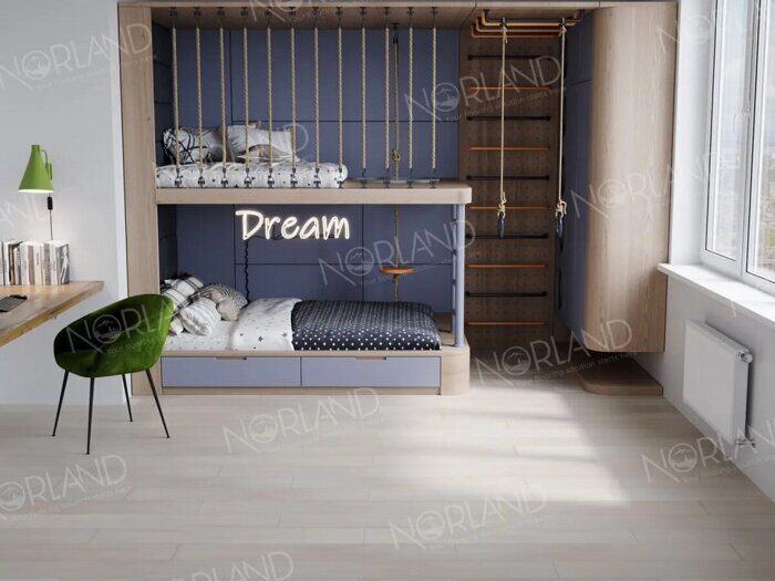 Alva Sigrid LVT кварц-виниловая клеевая плитка Norland 1003-12