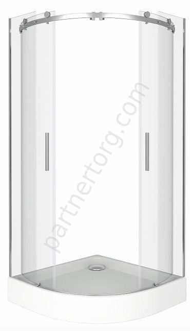Galaxy R-TD-90-C-CH Bas душевое ограждение 90х90см, стекло прозрачное, профиль хром